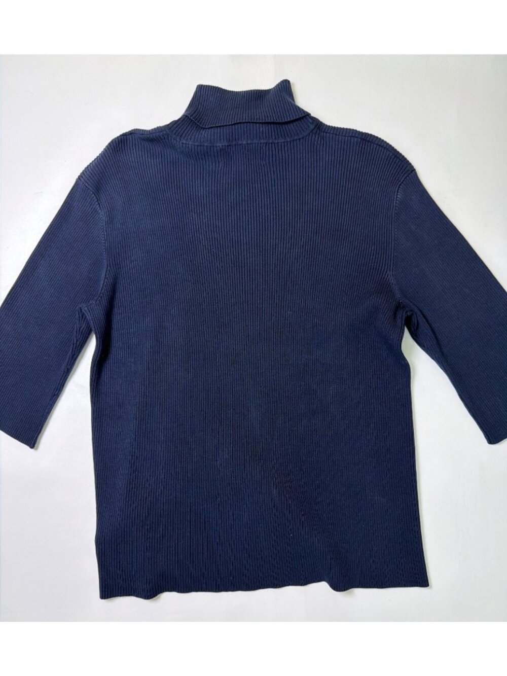 Lauren Ralph Lauren rib-knit turtleneck elbow sleeve, XL - Picture 2 of 5